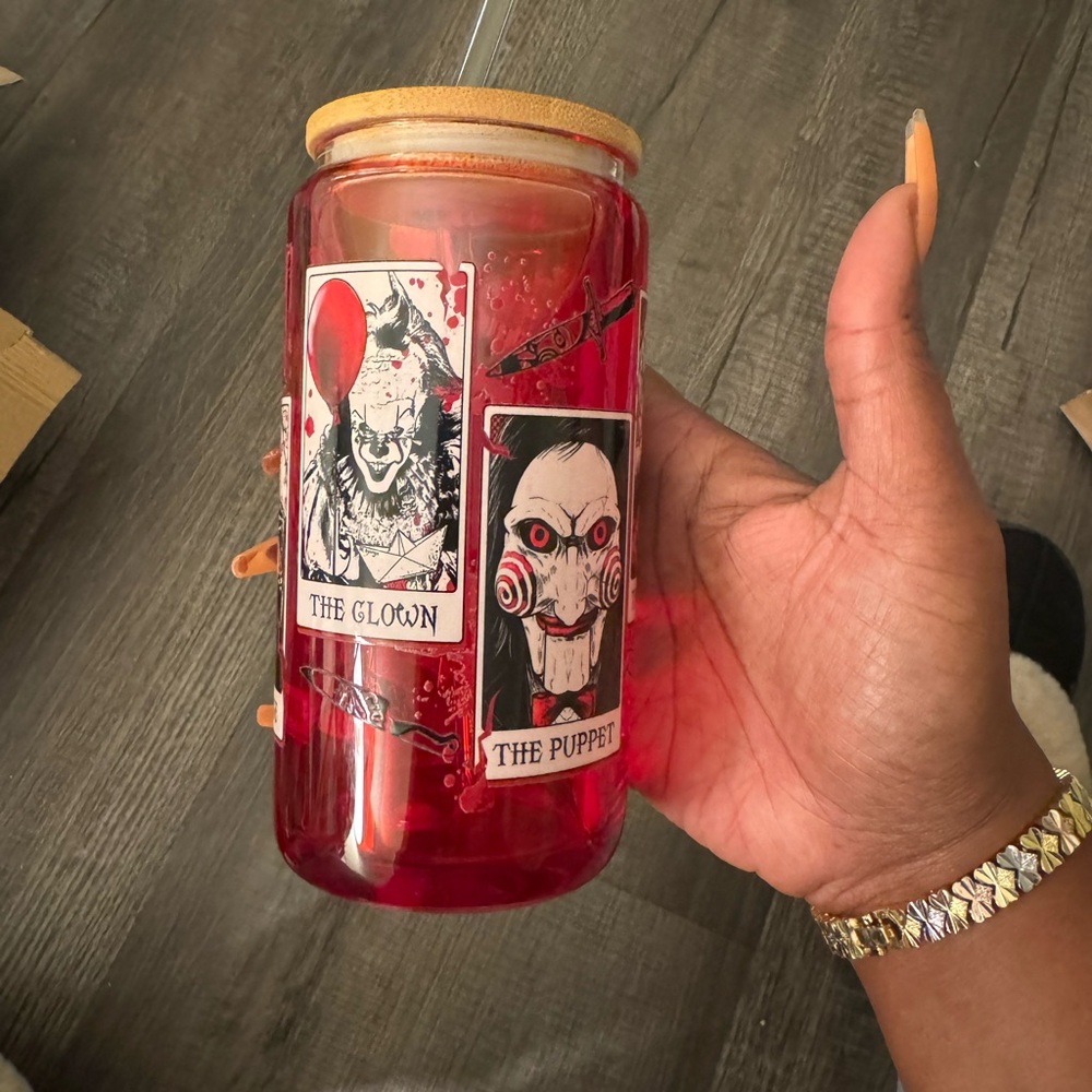 Horror Movie Snowglobe Libbey Cup